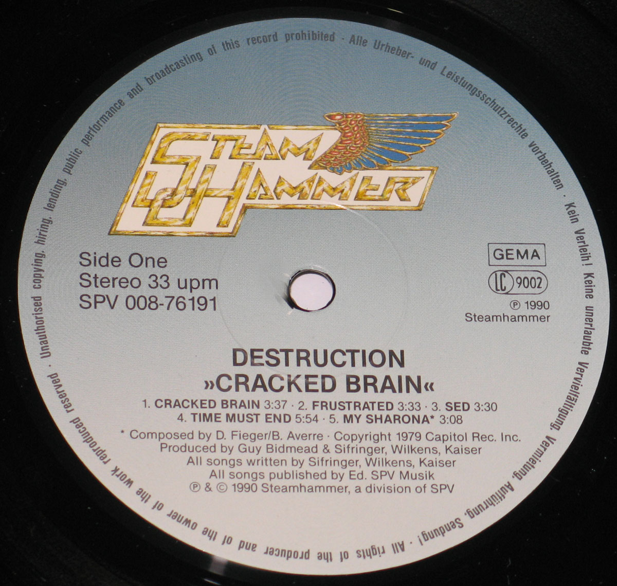 High Resolution Photo #4 DESTRUCTION Cracked Brain 